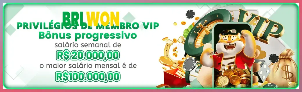 BRLWON bônus — cashback 15 por cento e níveis VIP